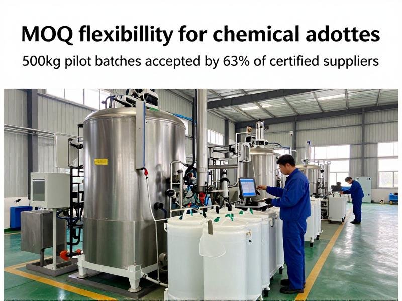 MOQ flexibility for chemical additives