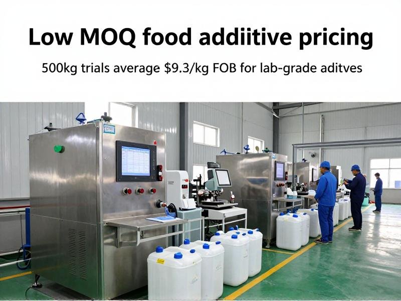 Low MOQ food additive pricing