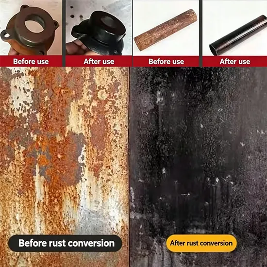Fast-Drying Light Green Liquid Rust Conversion Agent for Industrial Metalwork Surface Protection - Image 3