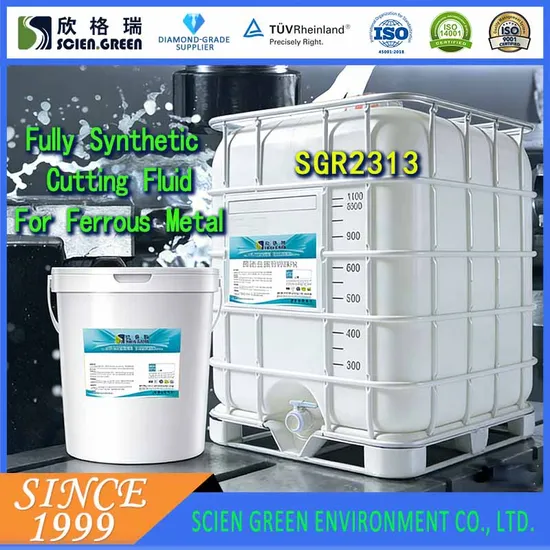 Fully Synthetic Cutting Fluid for Ferrous & Cast Iron Machining - High Hardness Water Resistant Metalworking Coolant