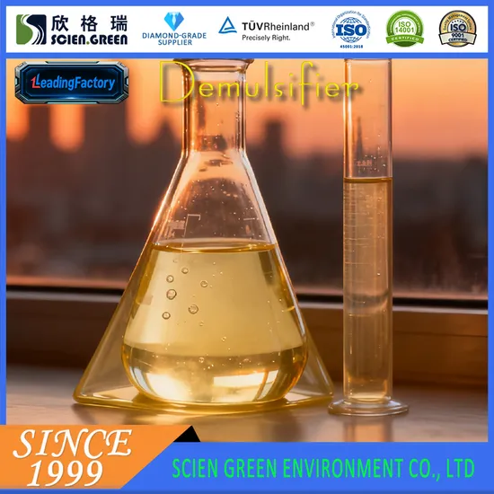 High Molecular Weight Branched Demulsifier for Alkaline Water Dehydration & COD Reduction