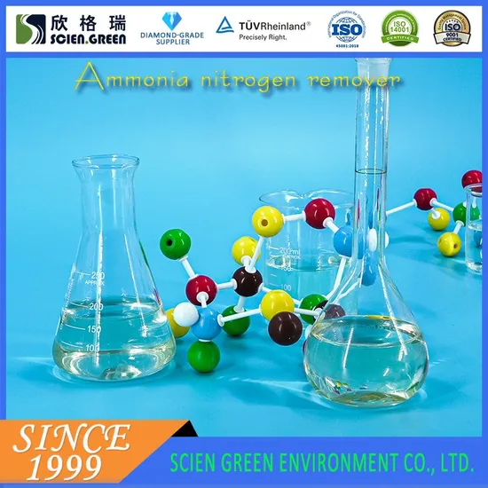 Ammonium Nitrogen Remover for Industrial Wastewater Treatment, Light Yellow Transparent Liquid
