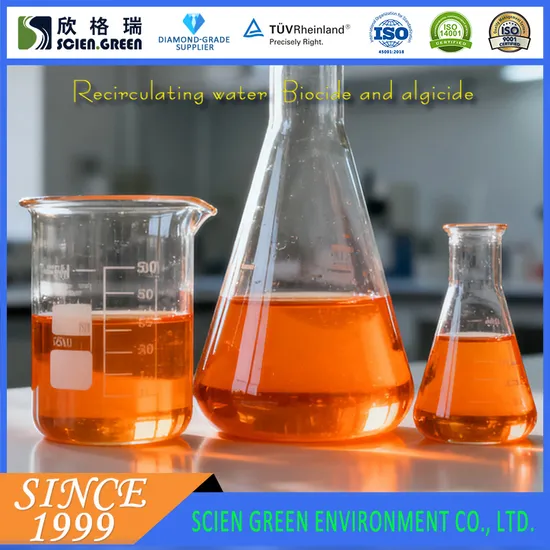 Liquid Oxidizing Biocide Algaecide for Industrial Circulating Cooling Water with ≥18% Effective Content