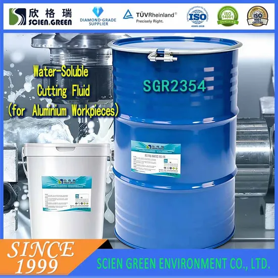 Low Odor Water-Soluble Cutting Fluid for Ferrous & Aluminum Alloy Machining SGR2354W