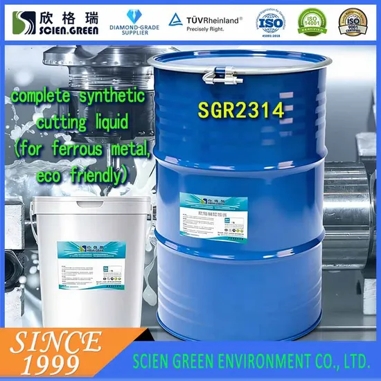 Nitrite-Free Transparent Metalworking Coolant with Rust Prevention & Cleaning Performance