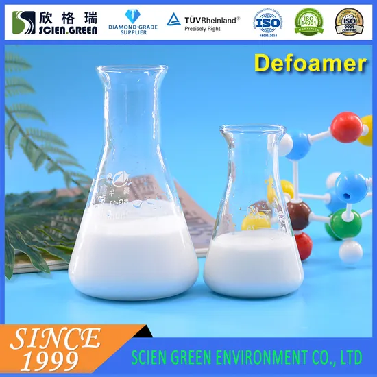 Emulsão antiespumante de silicone orgânico para tratamento de água de circulação industrial, não iônica <p>