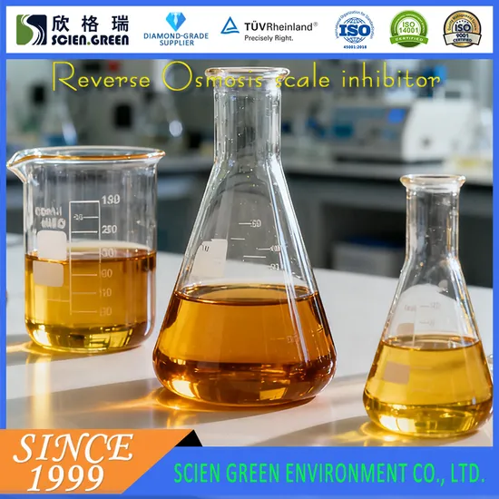 High Sulfate Reverse Osmosis RO Scale Inhibitor for Seawater & High Salt Water - ProtectMBC1504W Yellowish Brown Liquid