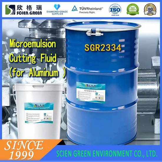 RoHS-Certified Microemulsion Metalworking Fluid for Saponification-Free Aluminum Cutting with Anti-Corrosion & Hard Water Stability