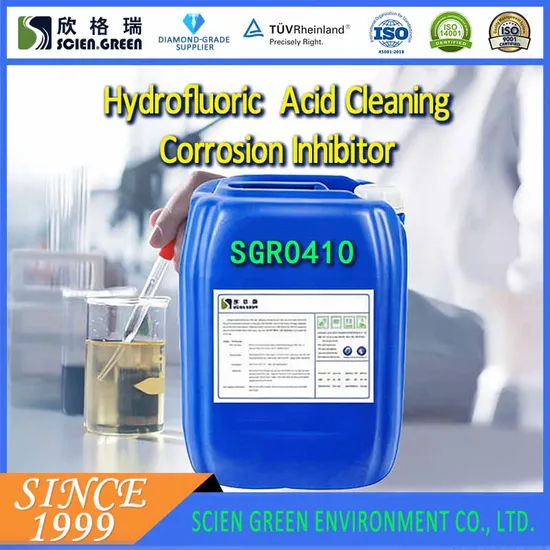 Hydro-Fluoric Acid Cleaning Corrosion Inhibitor for A3 Carbon Steel & 15CrMo Alloy Protection with <1.0g/(M²·H) Corrosion Rate