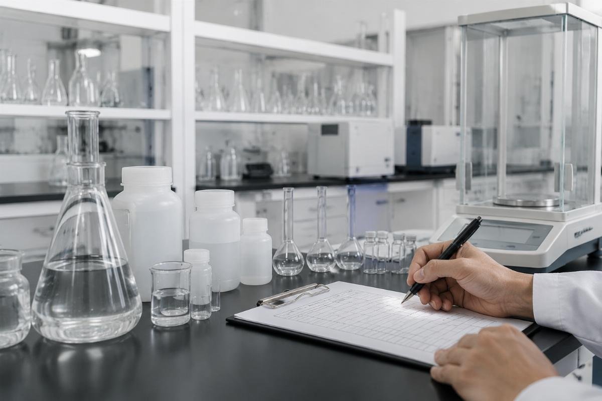 Chemical reagent cost analysis and savings calculation Cost comparison spreadsheet