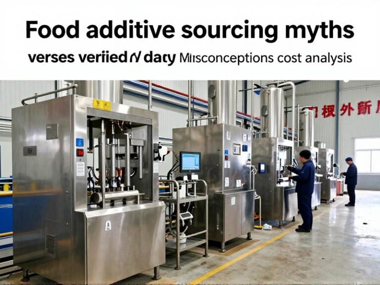 Food additive sourcing myths versus verified data