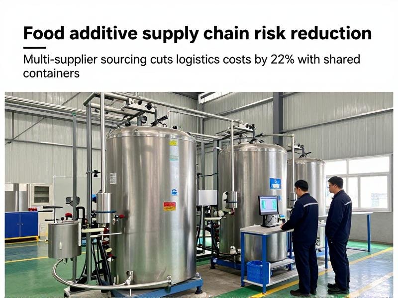 Food additive supply chain risk reduction