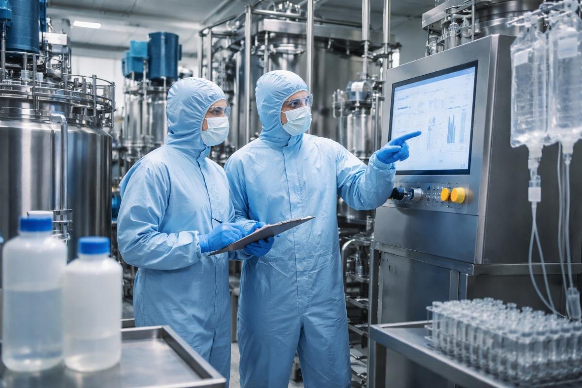 Production risk vs equipment investment decision matrix Medical production risk assessment framework