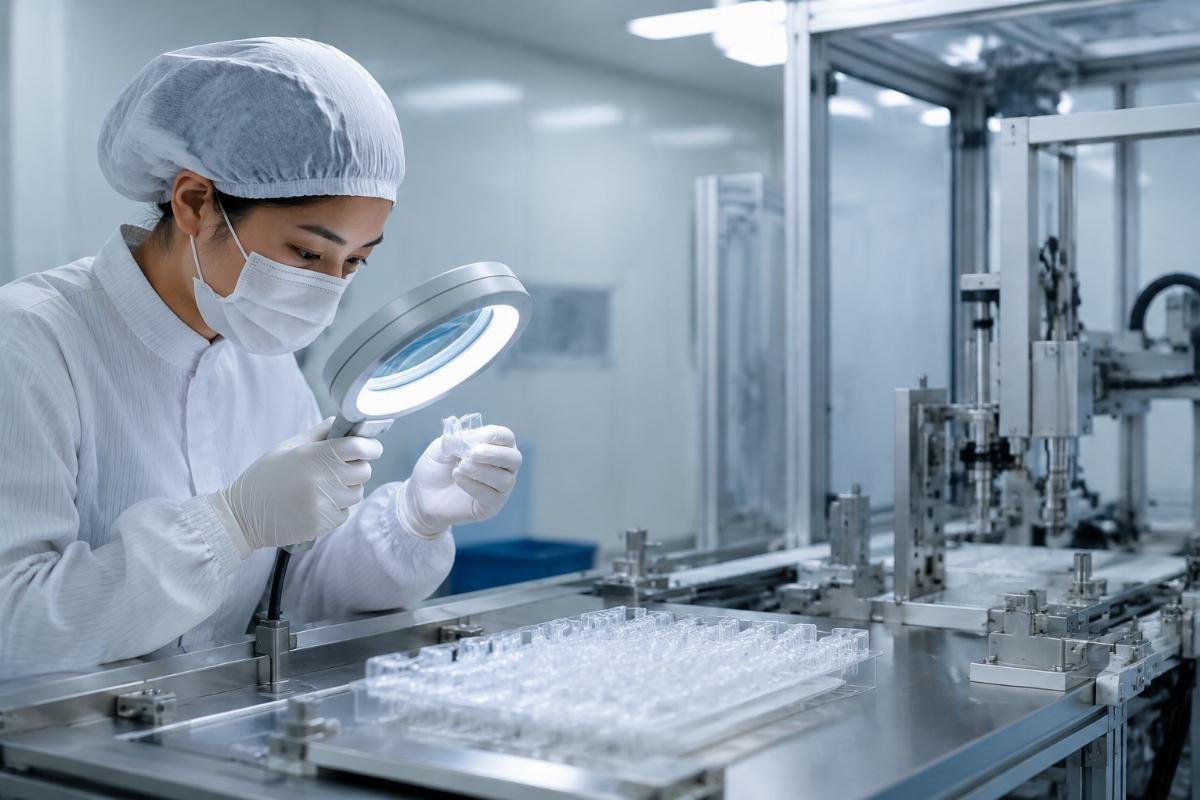 Quality control in medical device manufacturing Medical manufacturing quality control process