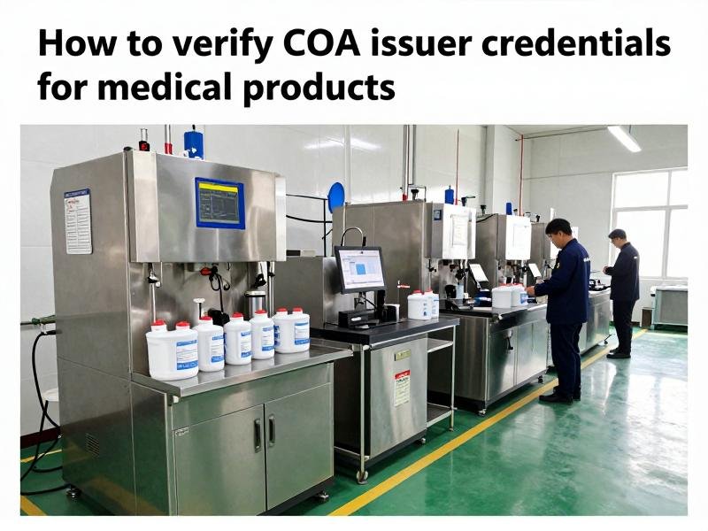 Steps to confirm COA lab authenticity How to verify COA issuer credentials for medical products
