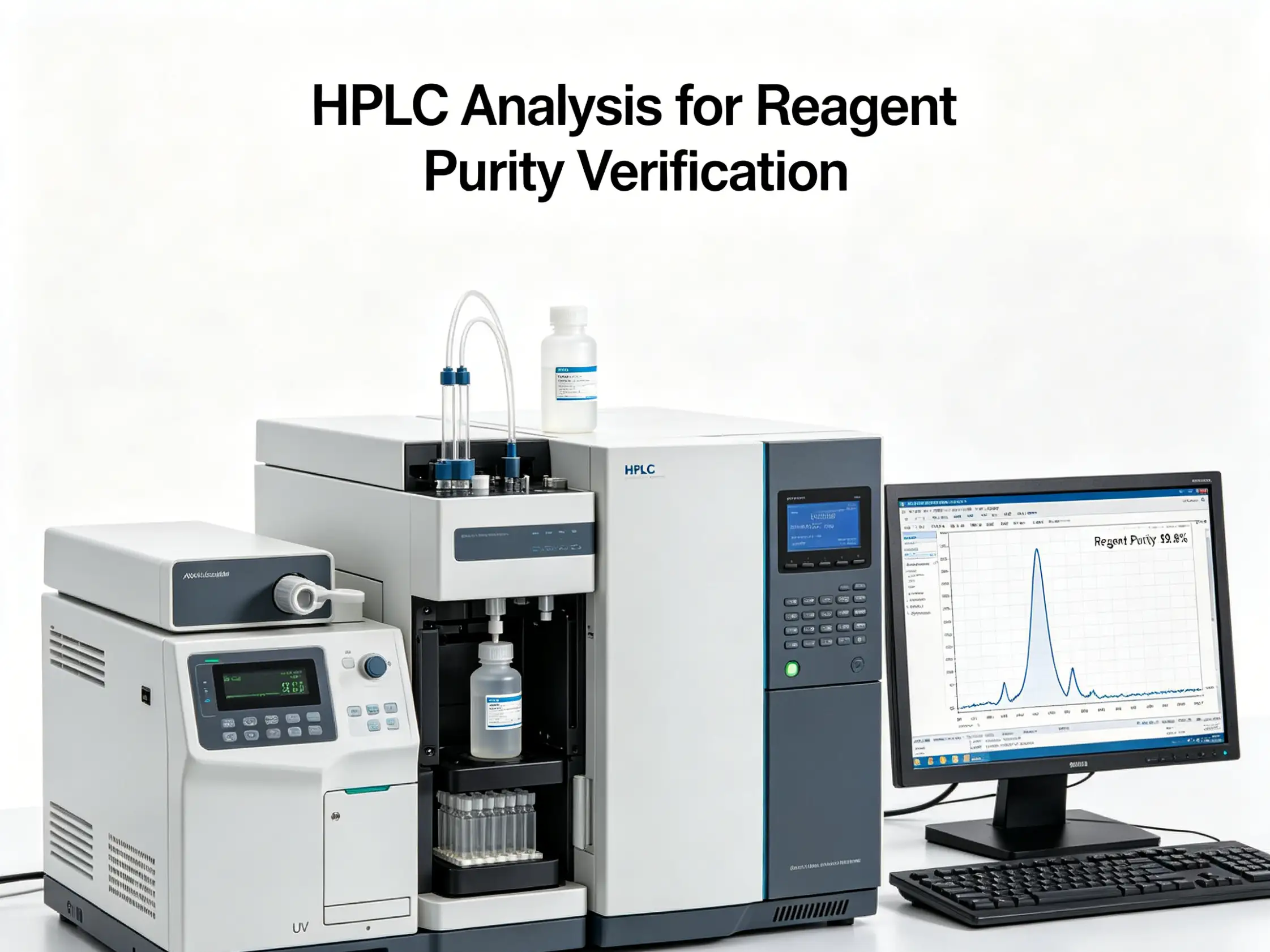 HPLC analysis for reagent purity verification Chemical analysis equipment HPLC